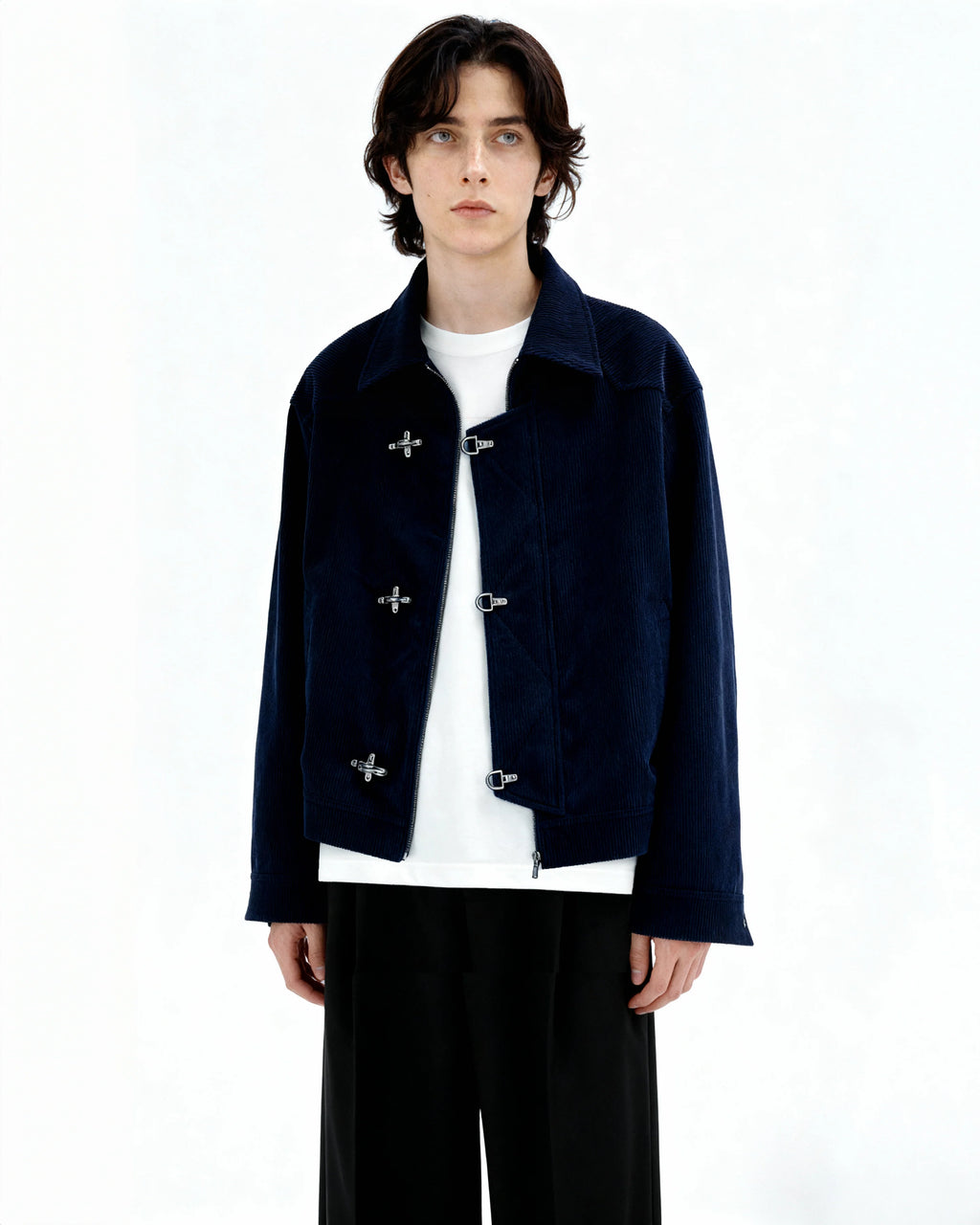 Midnight Crest Corduroy Jacket