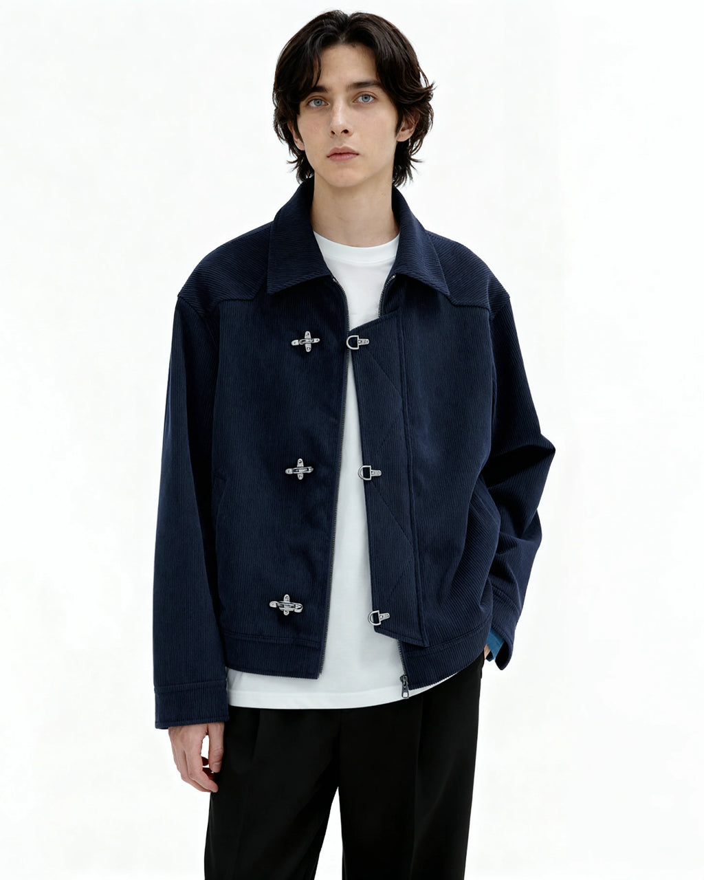 Midnight Crest Corduroy Jacket