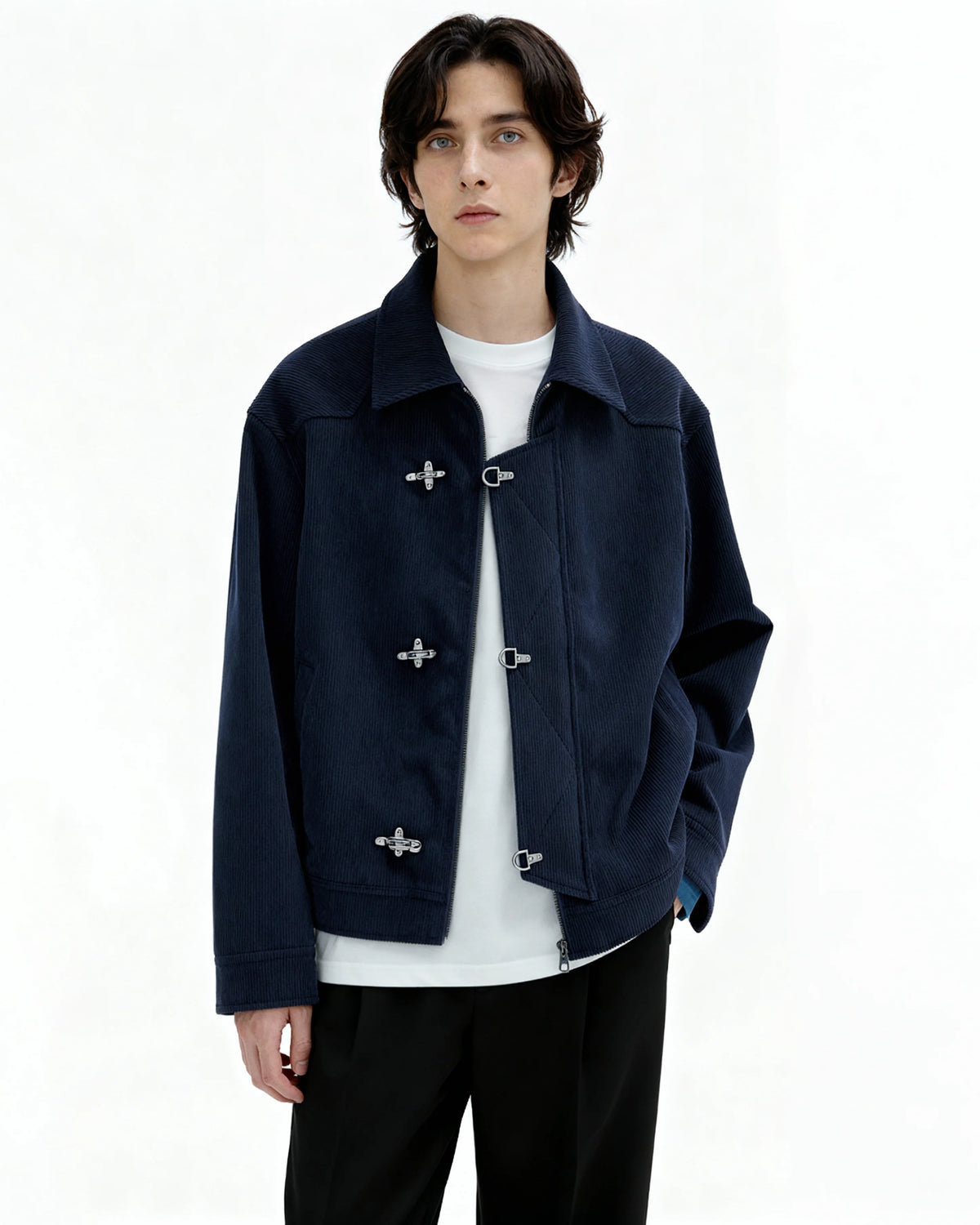 Midnight Crest Corduroy Jacket