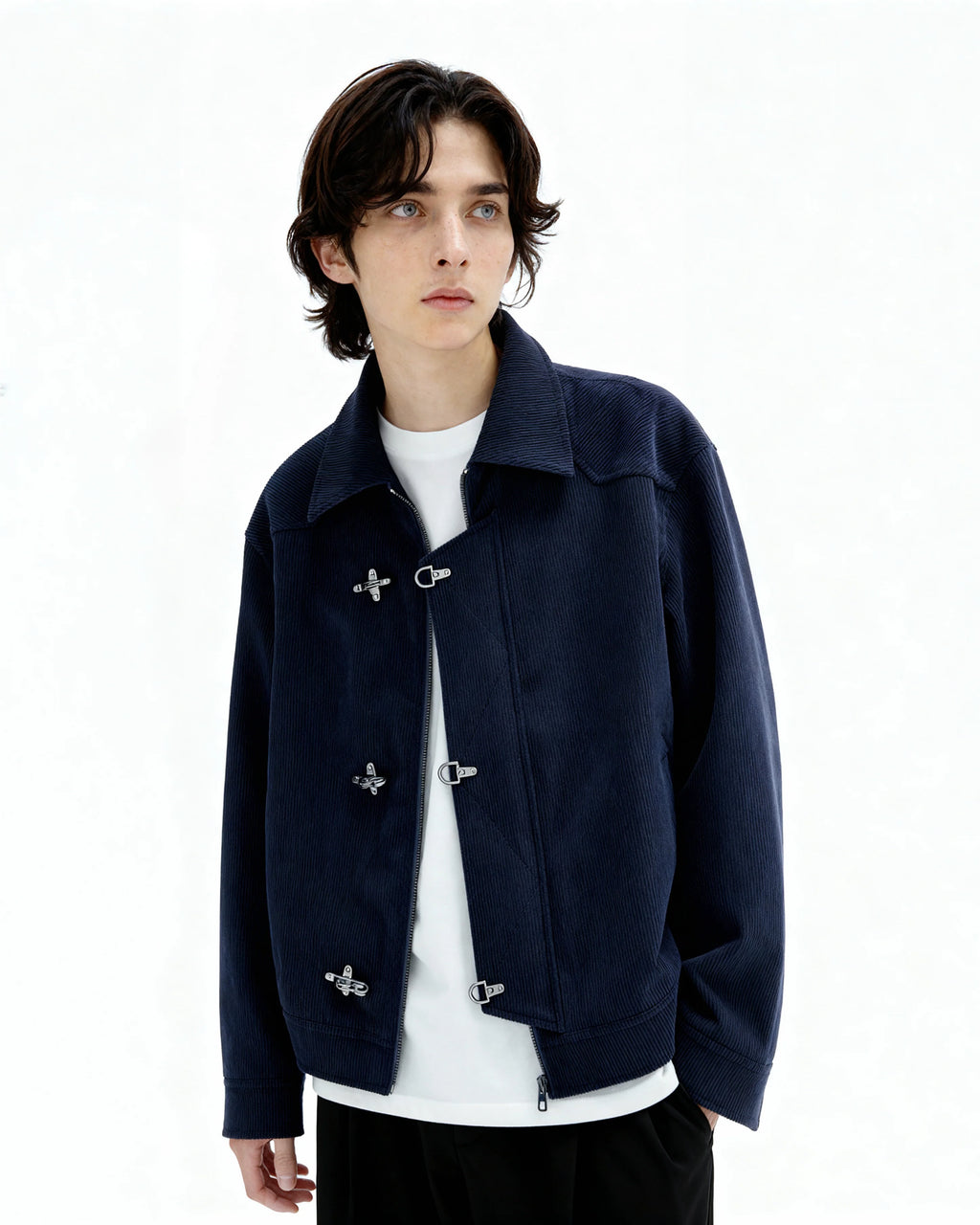 Midnight Crest Corduroy Jacket
