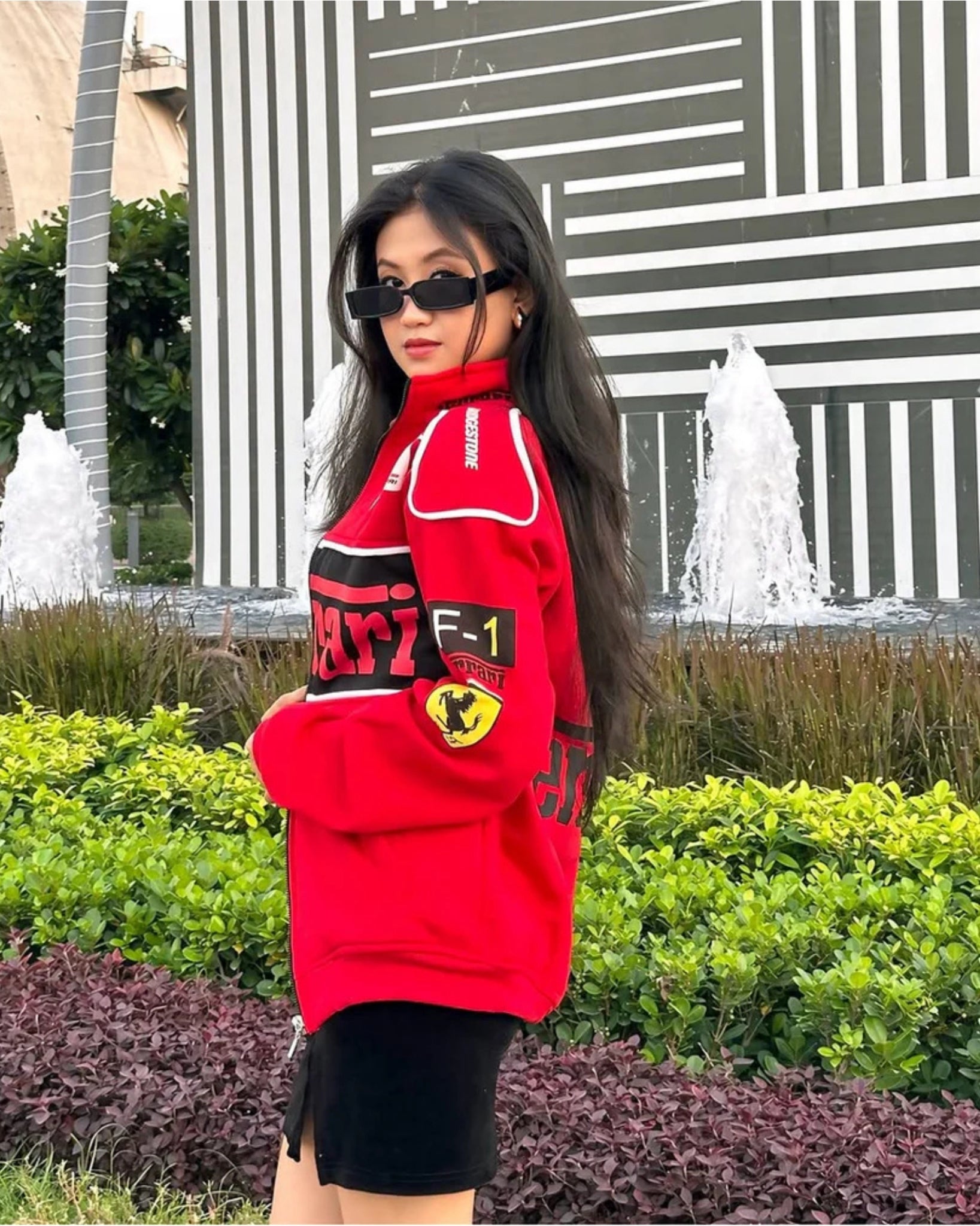 Red Ferrari Print Women