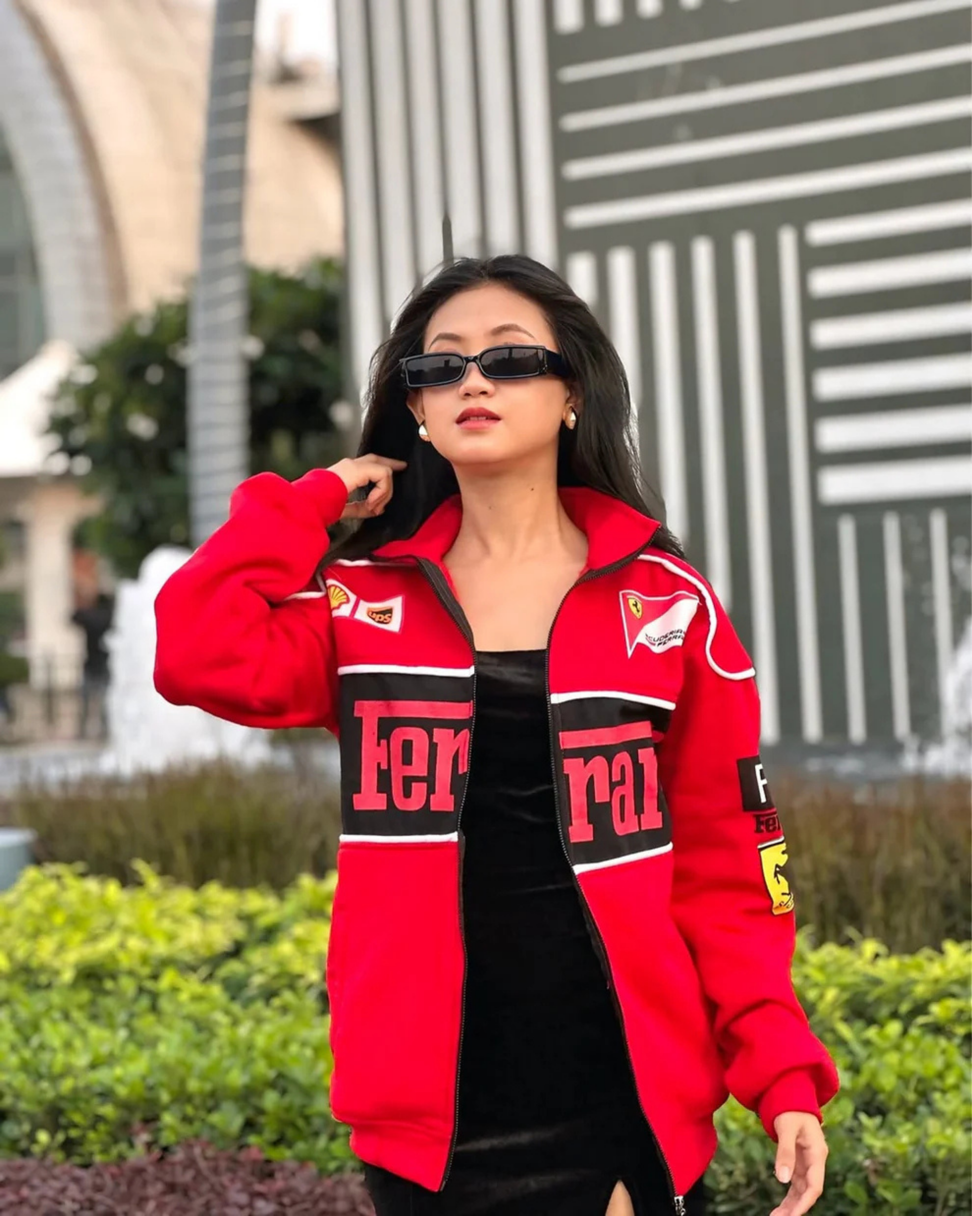 Red Ferrari Print Women