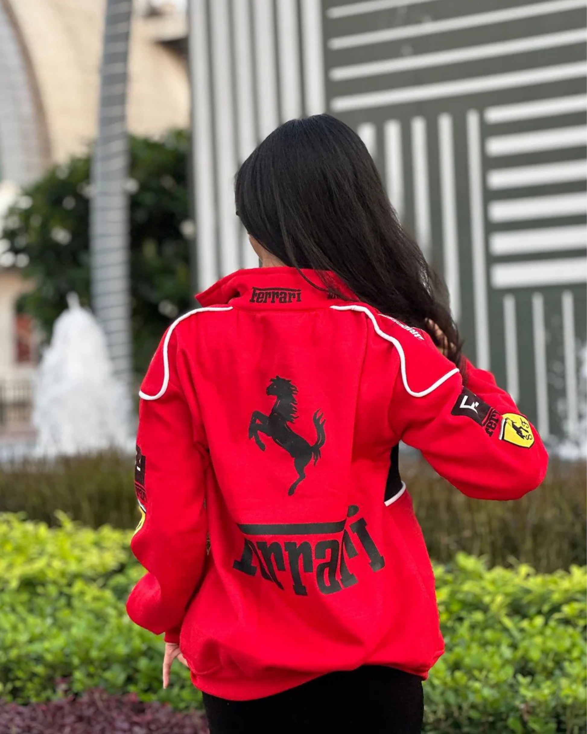 Red Ferrari Print Women
