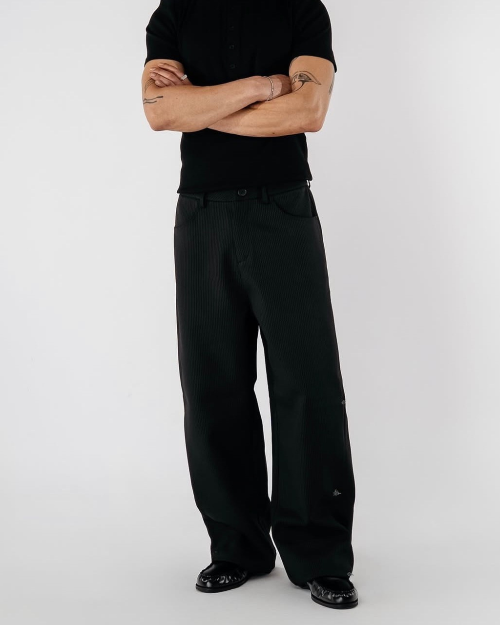 Noir Drape Pants