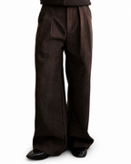 Shadow Paisley Wide-Leg Trousers