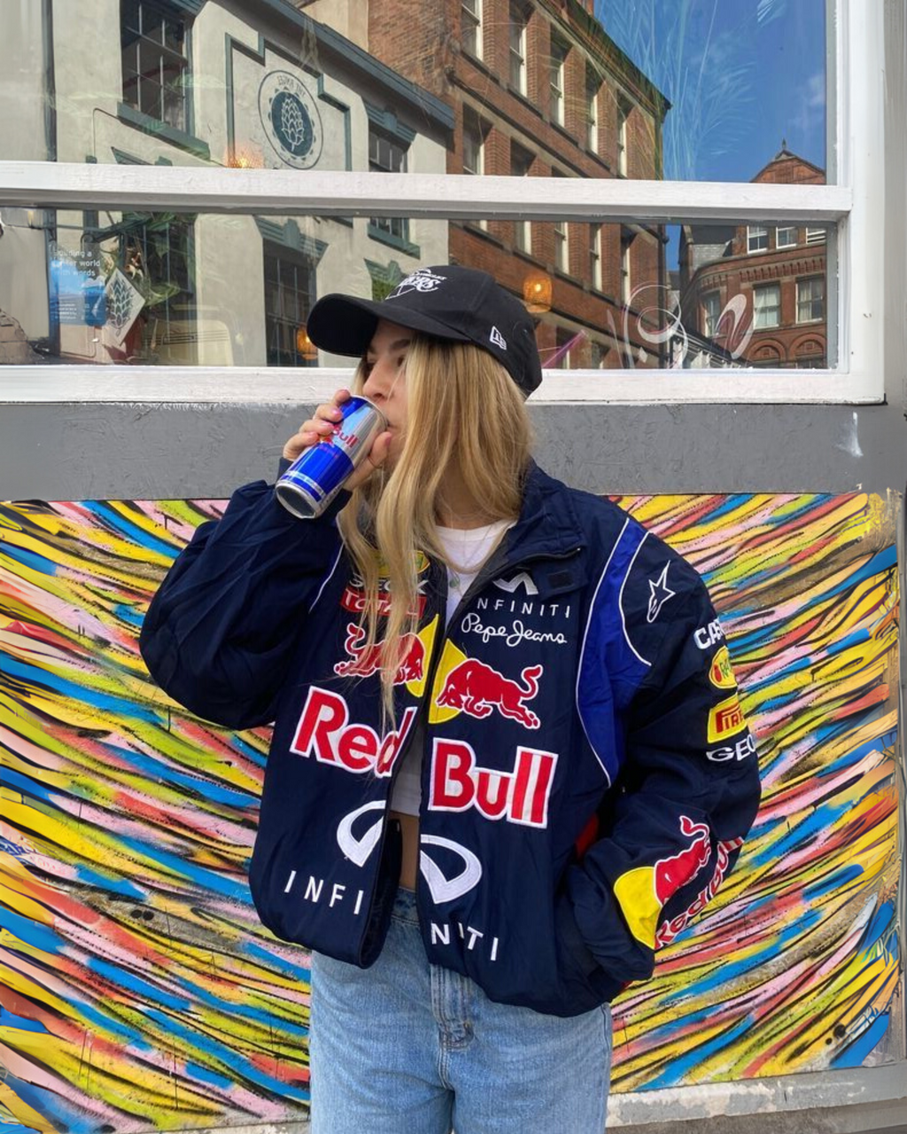 Red bull print women