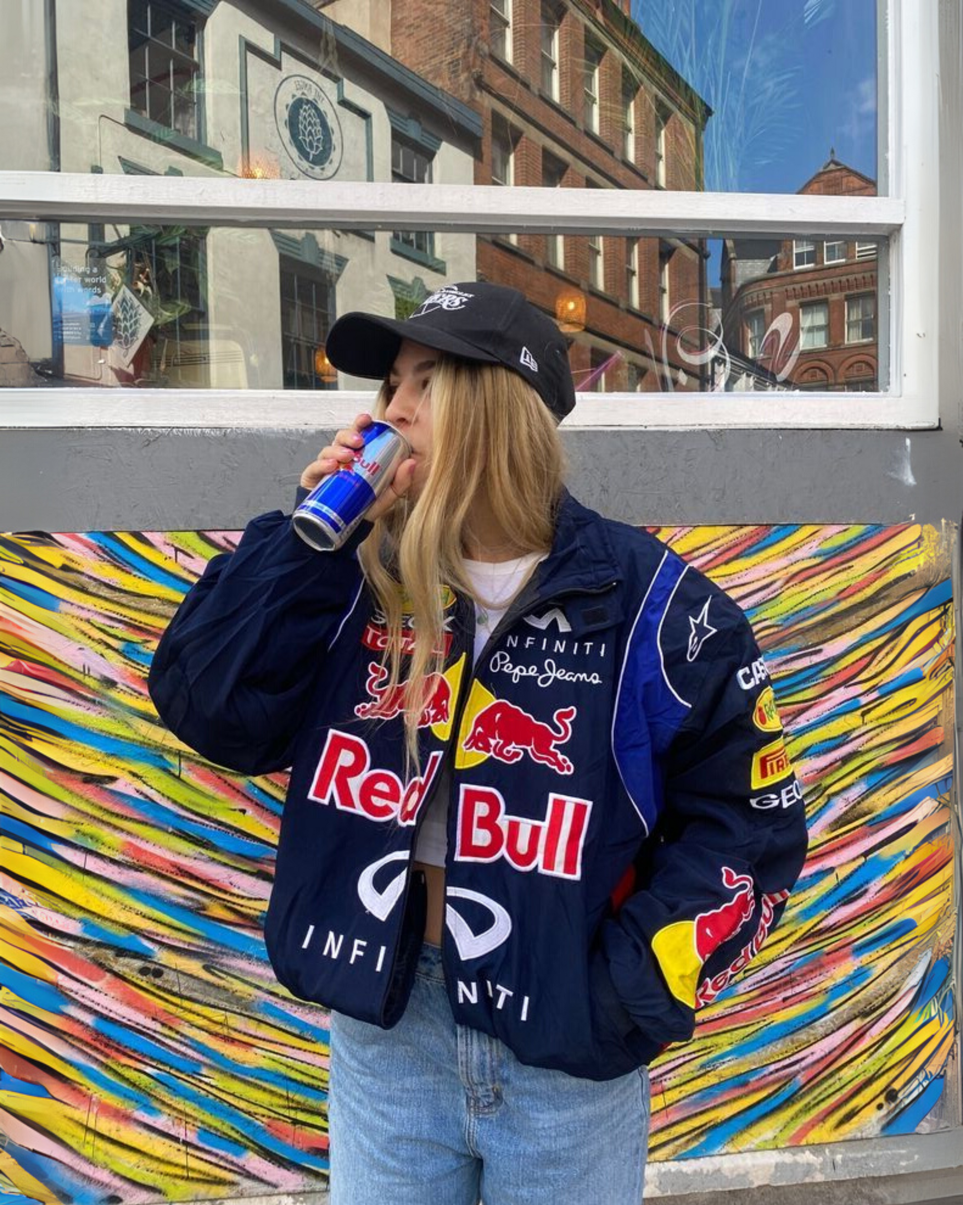 Red bull print women