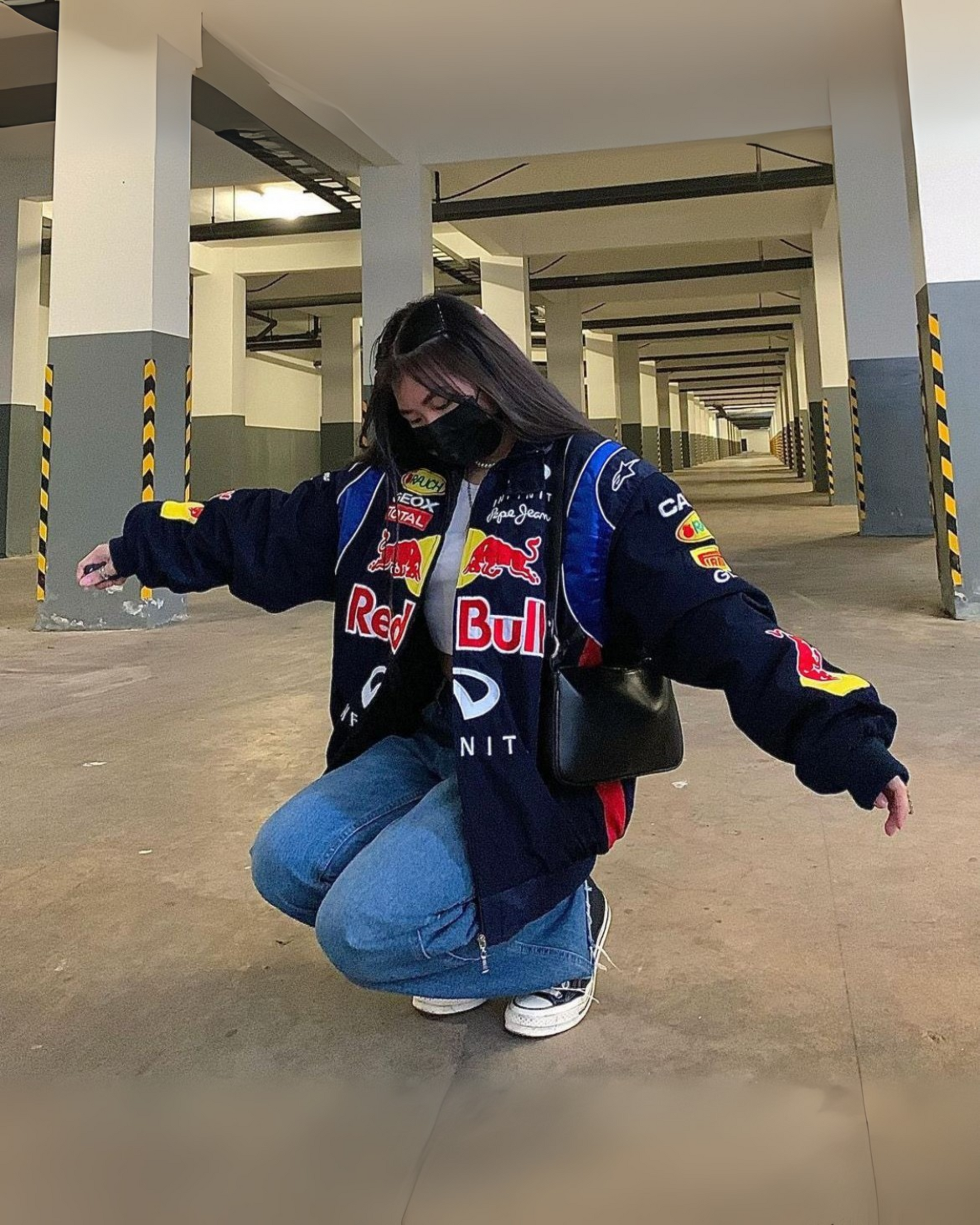 Red bull print women