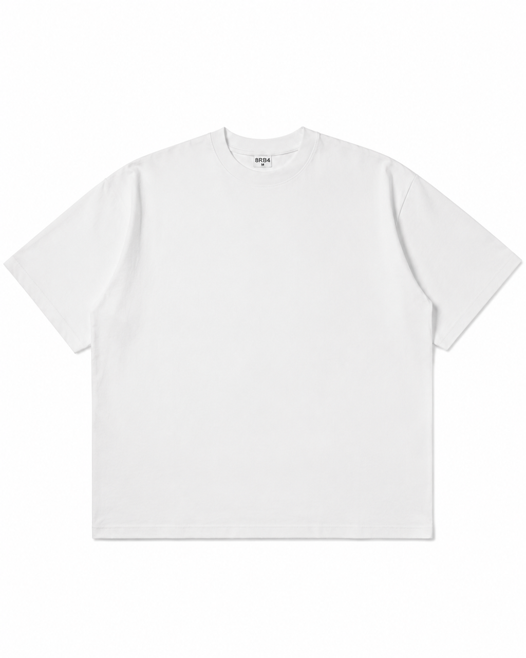 White Cropped Tee