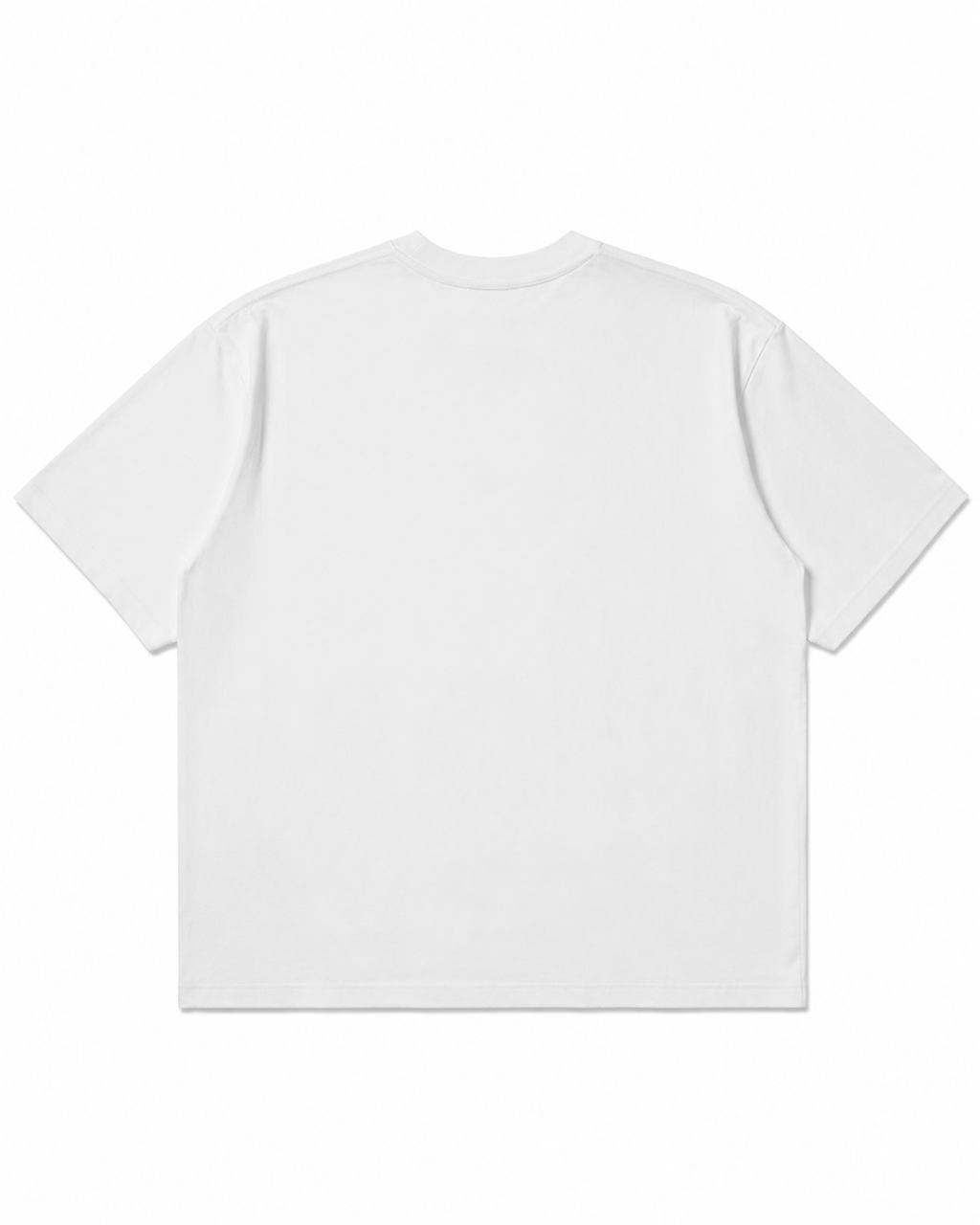 White Cropped Tee