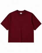 Wine Cropped Tee