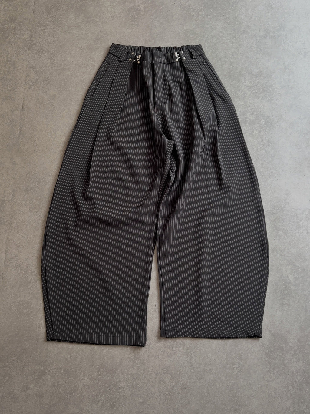 Midnight Stripe Balloon Pants