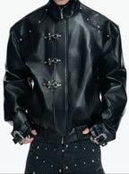 Crimson Rider Leather Jacket