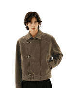 Nomad field Mid crop suede jacket