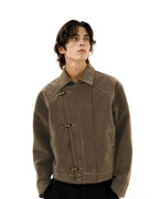 Nomad field Mid crop suede jacket