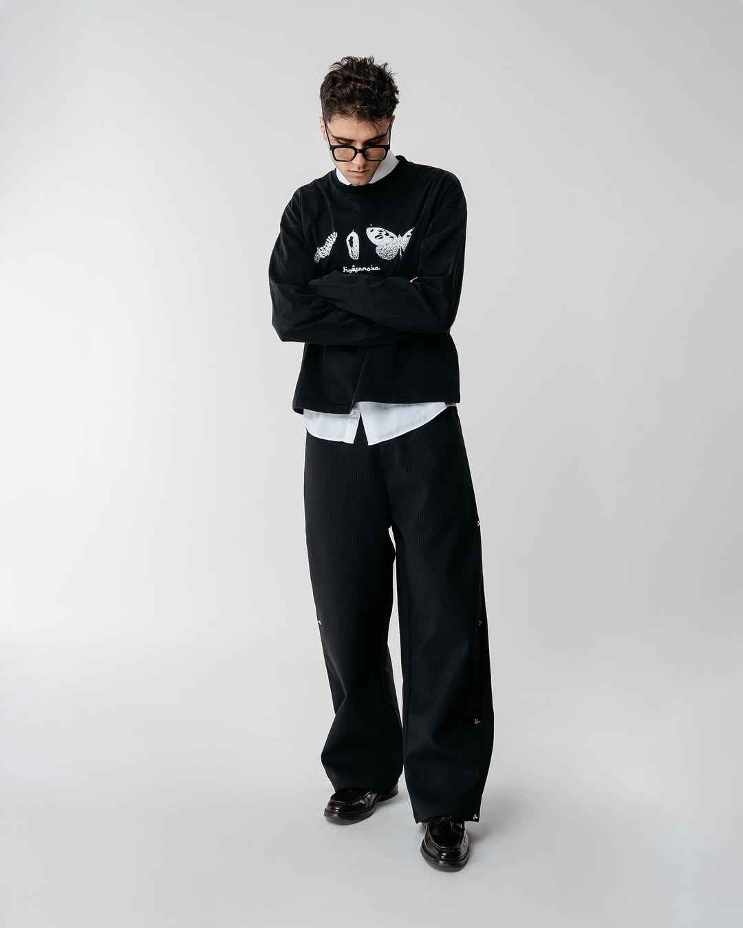 Noir Drape Pants