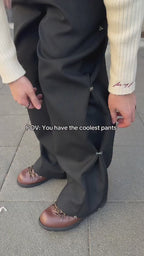 Noir Drape Pants