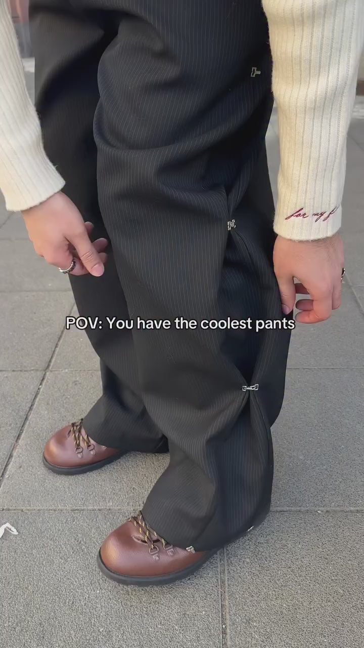 Noir Drape Pants
